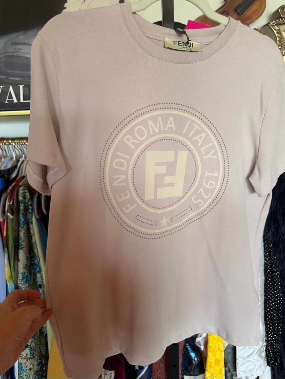 Fendi Tee Shirt ,Fendi Roma Graphic, M